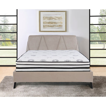 Materasso king size orientale da 12 pollici, materasso ibrido con fodera trapuntata altamente traspirante, bianco, materasso in morbida schiuma in una scatola
