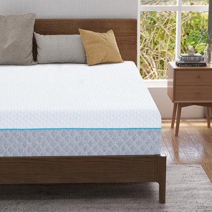 Materasso in memory foam gel da 12 pollici, materasso rinfrescante a media sensazione in una scatola, CertiPUR-US
