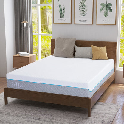 Materasso in memory foam gel da 12 pollici, materasso rinfrescante a media sensazione in una scatola, CertiPUR-US