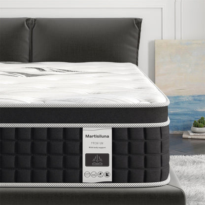 Materasso in memory foam ibrido in gel da 12 pollici in una scatola