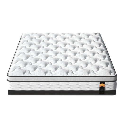 Materasso ibrido King da 12 pollici in una scatola, memory foam infuso di gel rinfrescante e materasso a molle insacchettate, rigidità media, 76 x 80 pollici