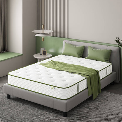 Materasso in memory foam ibrido in gel da 12 pollici di medie dimensioni in una scatola