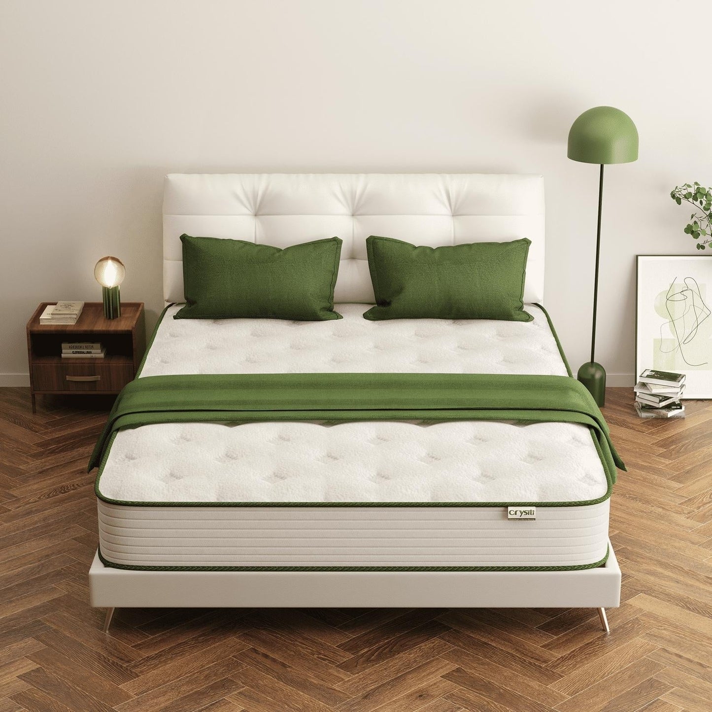 Materasso ibrido in memory foam da 12 pollici in una scatola
