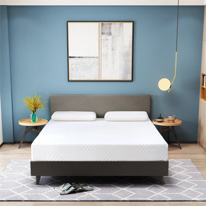 Materasso in memory foam da 12 pollici, materasso in gel rinfrescante al tè verde, letto in una scatola, certificato CertiPUR-US