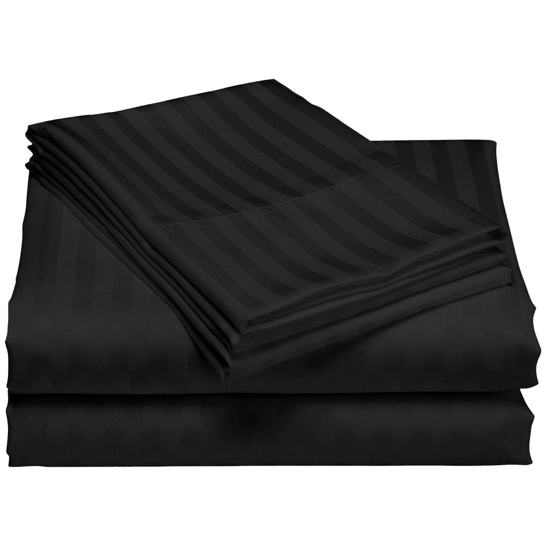 Set di lenzuola a righe per hotel di lusso in cotone a 1200 fili con tasche profonde