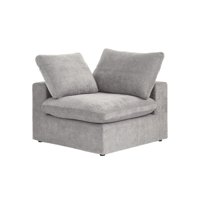 Divano componibile moderno a forma di L da 120 cm, divano modulare in lino con pouf contenitore