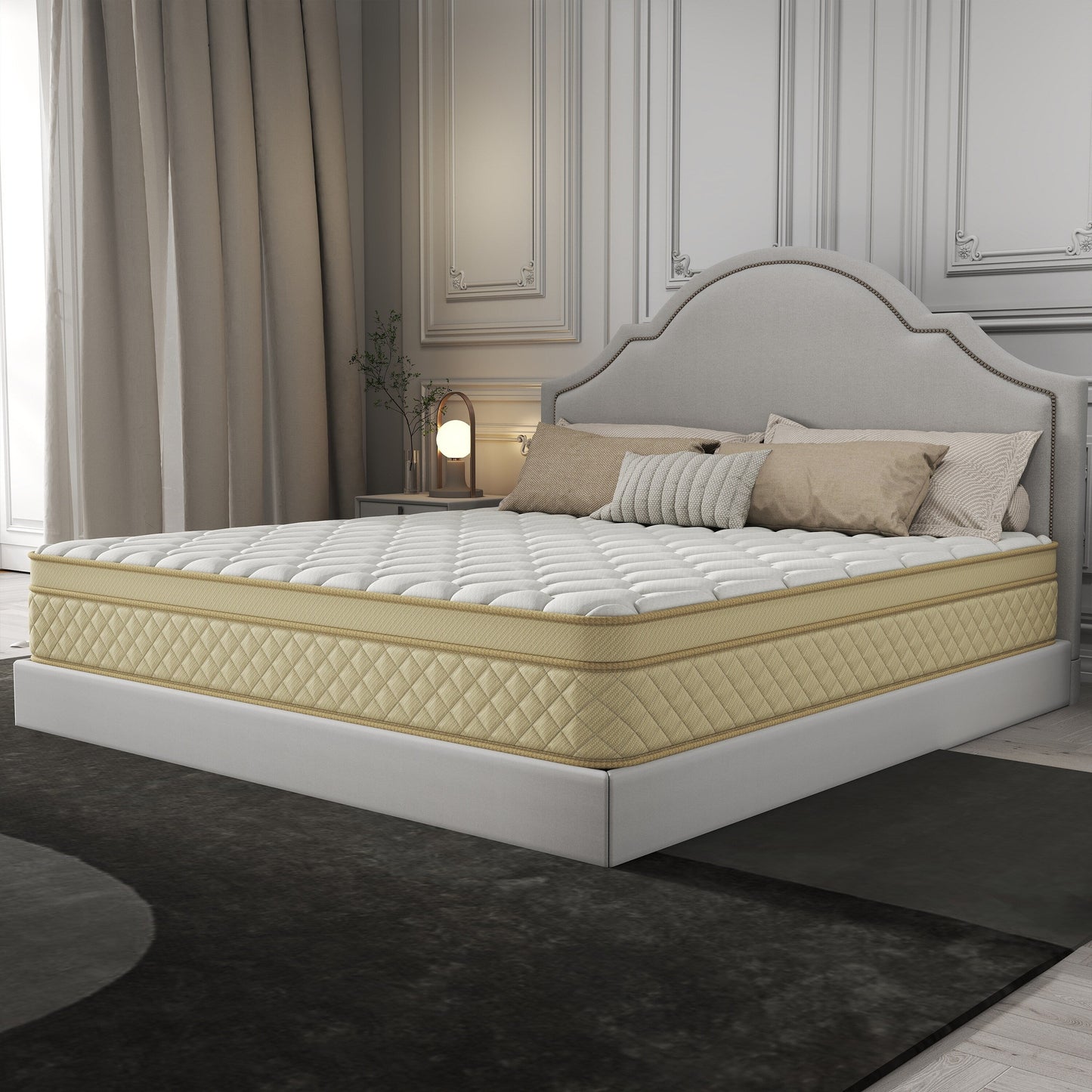 Materasso ibrido in memory foam di media grandezza da 12 euro in scatola
