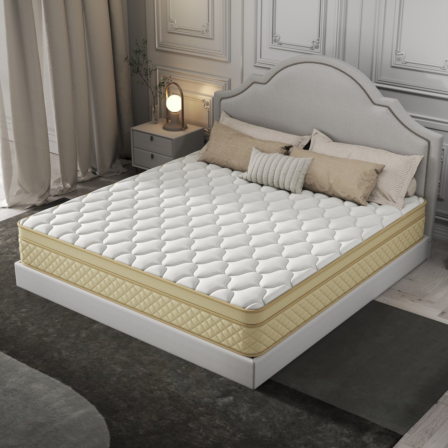Materasso ibrido in memory foam di media grandezza da 12 euro in scatola