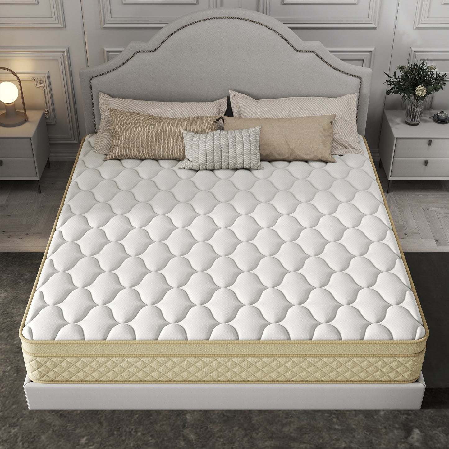 Materasso ibrido in memory foam di media grandezza da 12 euro in scatola