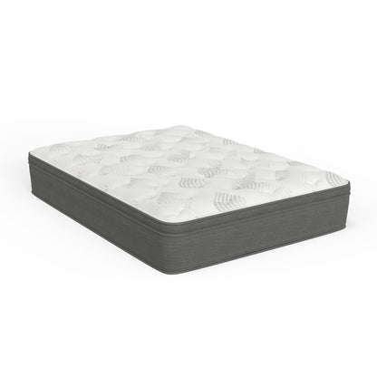 Materasso in schiuma convoluta 12 Hybrid Euro Top Plush