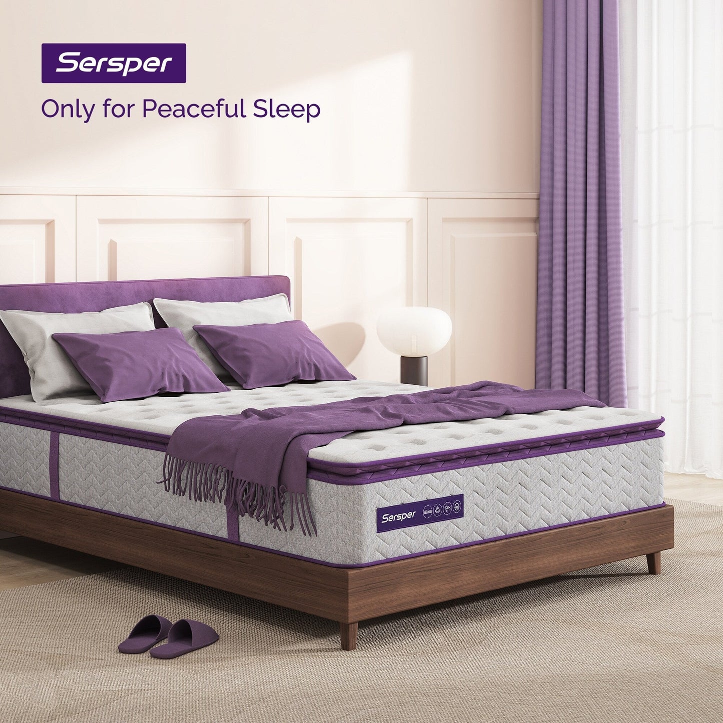Materasso medio con memory foam da 12 pollici
