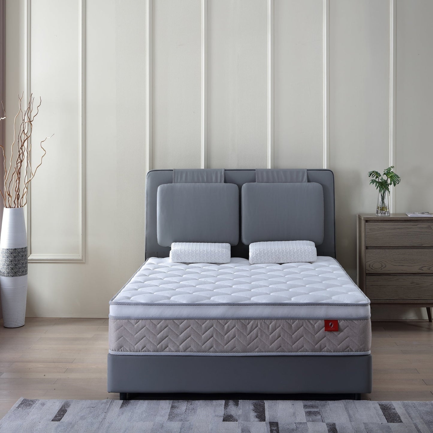 12 Materassi in memory foam ibrido con molle insacchettate certificati CertiPUR-US