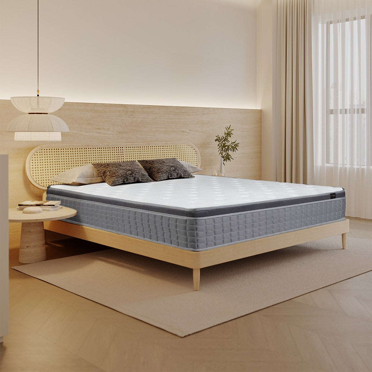 12 Materassi ibridi con pillow top medio-rigido