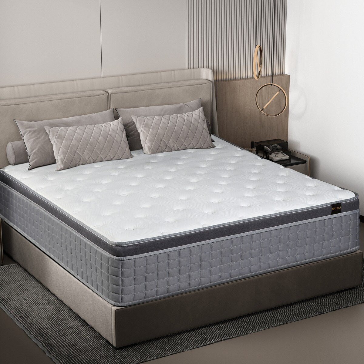 12 Materassi ibridi con pillow top medio-rigido
