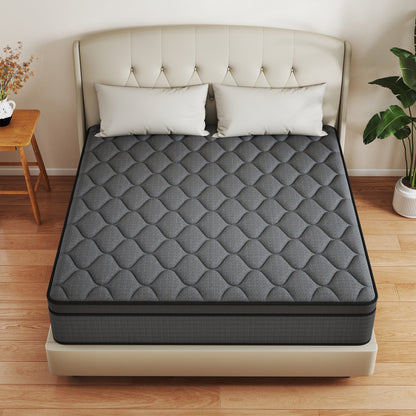 12 materassi ibridi in memory foam di medie dimensioni in una scatola