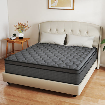 12 materassi ibridi in memory foam di medie dimensioni in una scatola