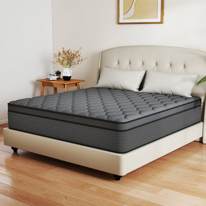 12 materassi ibridi in memory foam di medie dimensioni in una scatola