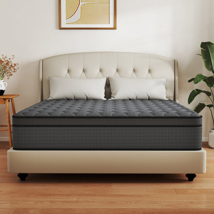 12 materassi ibridi in memory foam di medie dimensioni in una scatola