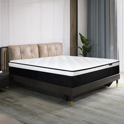12 materassi ibridi in memory foam di medie dimensioni in una scatola
