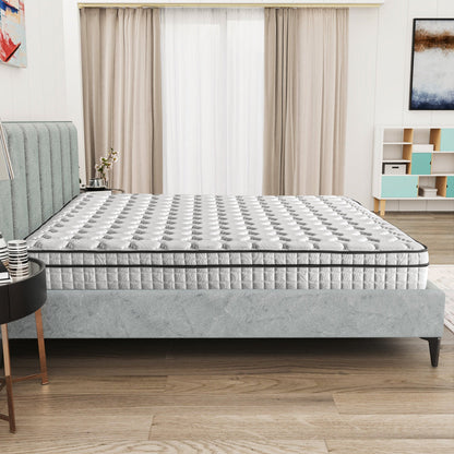 Assemblato negli Stati Uniti - Materasso ibrido Diamond 12 con molle insacchettate e memory foam Cool Gel