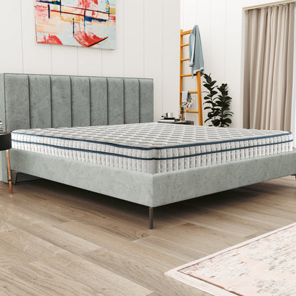 Assemblato negli Stati Uniti - Materasso ibrido Diamond 12 con molle insacchettate e memory foam Cool Gel