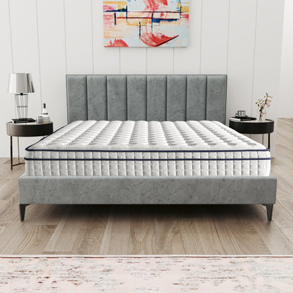 Assemblato negli Stati Uniti - Materasso ibrido Diamond 12 con molle insacchettate e memory foam Cool Gel