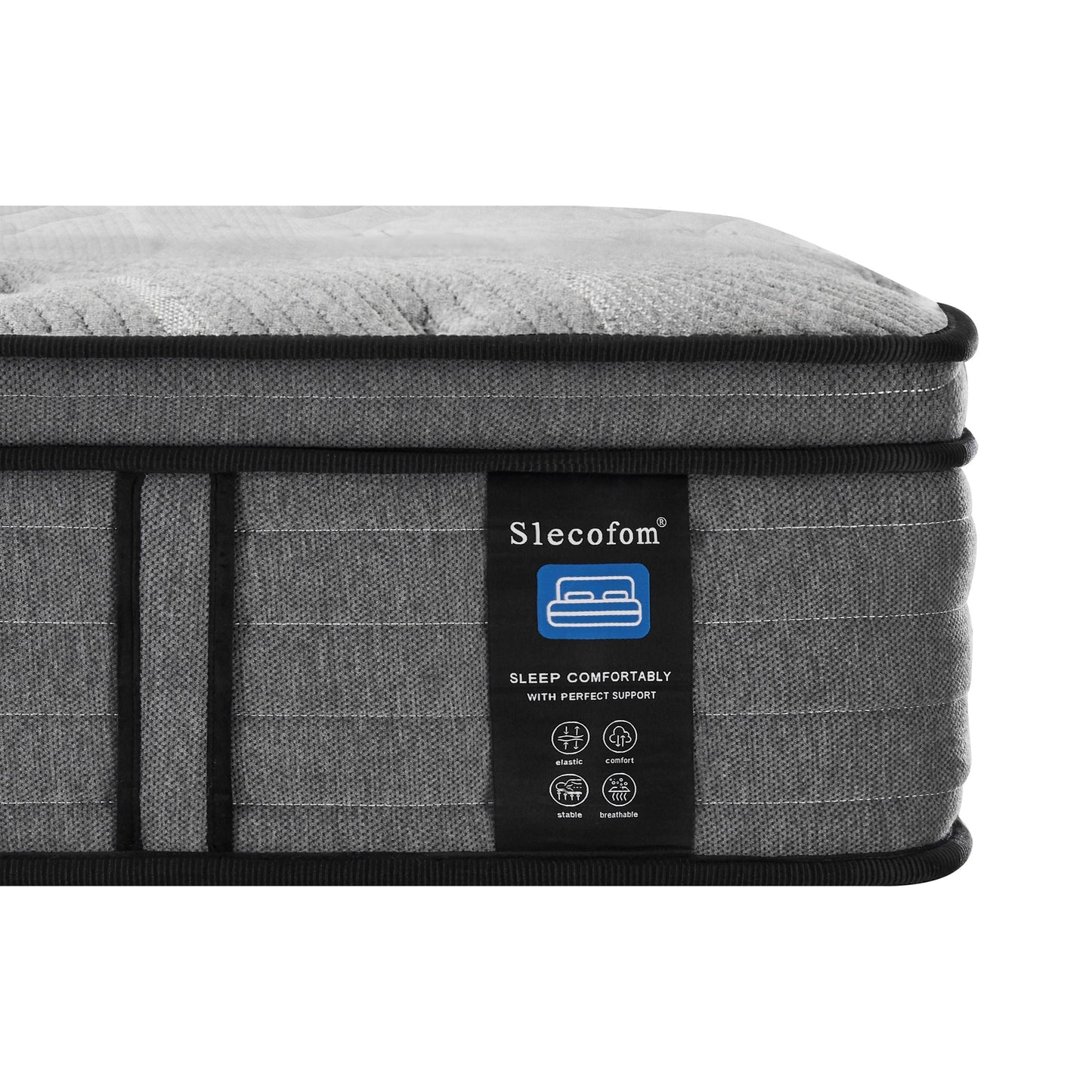 Materasso ibrido in memory foam medio da 12'' in una scatola, per supporto dei bordi e isolamento del movimento
