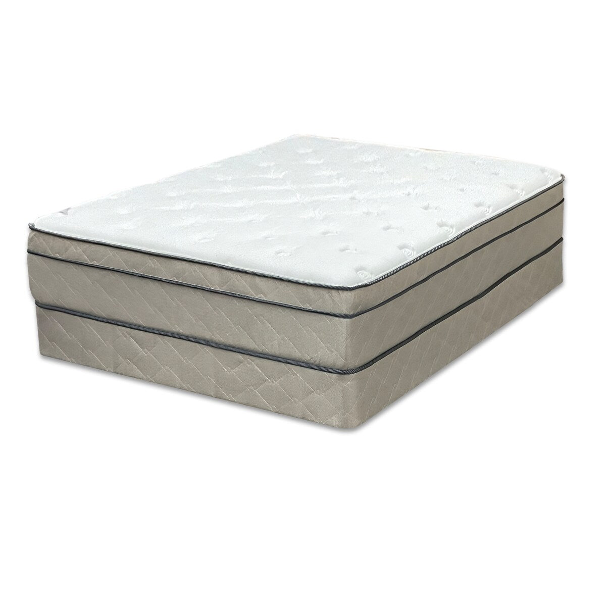Materasso a molle insacchettate in schiuma morbida da 13 pollici con memory foam e gel Eurotop, e materasso a molle insacchettate in legno da 8 pollici
