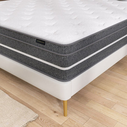 Materasso da 14 pollici in memory foam infuso di gel con molle insacchettate ibride