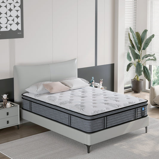 Materasso ibrido in memory foam Cool Gel da 14 pollici, formato singolo, in una scatola per piccole camere da letto