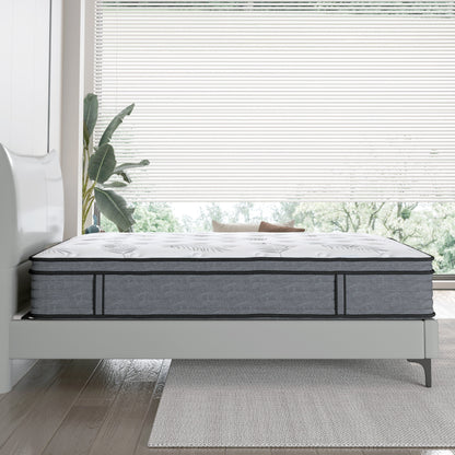 Materasso ibrido in memory foam Cool Gel da 14 pollici, formato singolo, in una scatola per piccole camere da letto