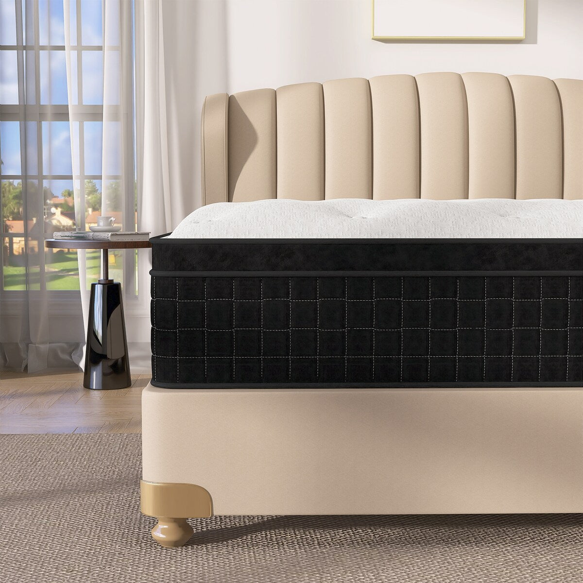 14 Materassi ibridi semirigidi con pillow top in una scatola