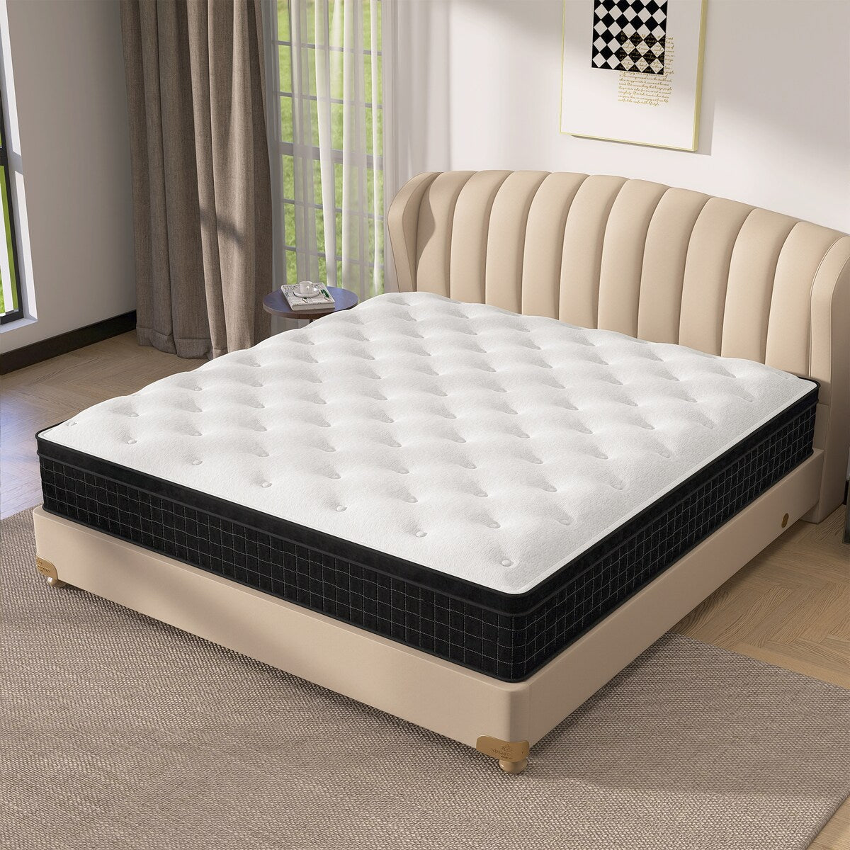 14 Materassi ibridi semirigidi con pillow top in una scatola