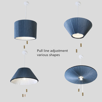 Lampada a sospensione a LED postmoderna 16-23 con paralume regolabile