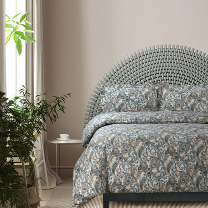Set copripiumino oversize stampato in morbida flanella di cotone da 170 g/m²