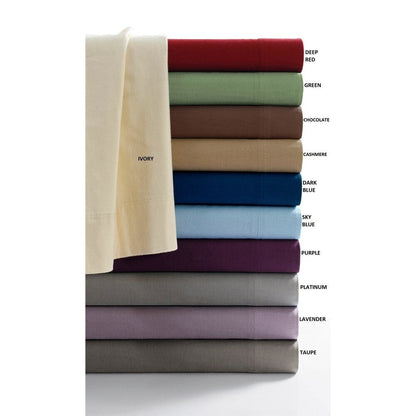 Set di lenzuola con tasche extra profonde in morbida flanella da 170 g/m²