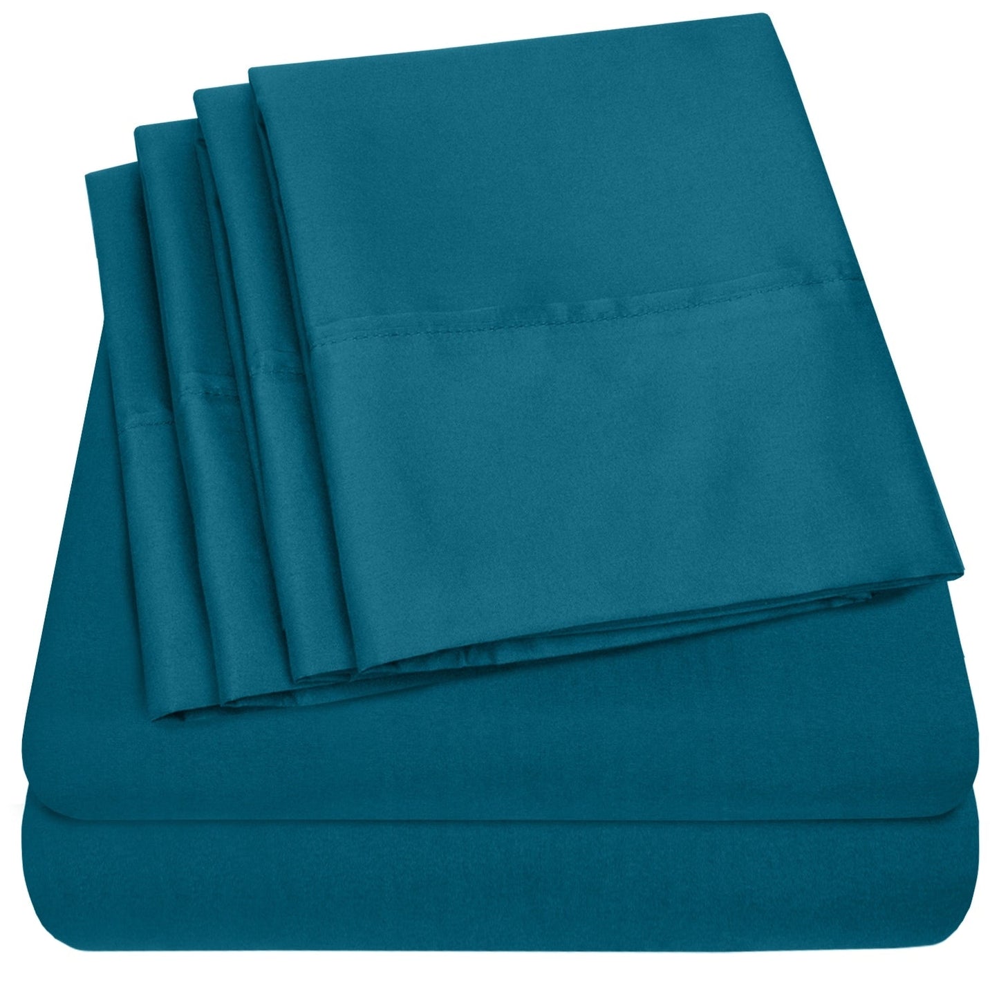 Set di lenzuola extra profonde da 24 tasche, 6 pezzi, serie 1500
