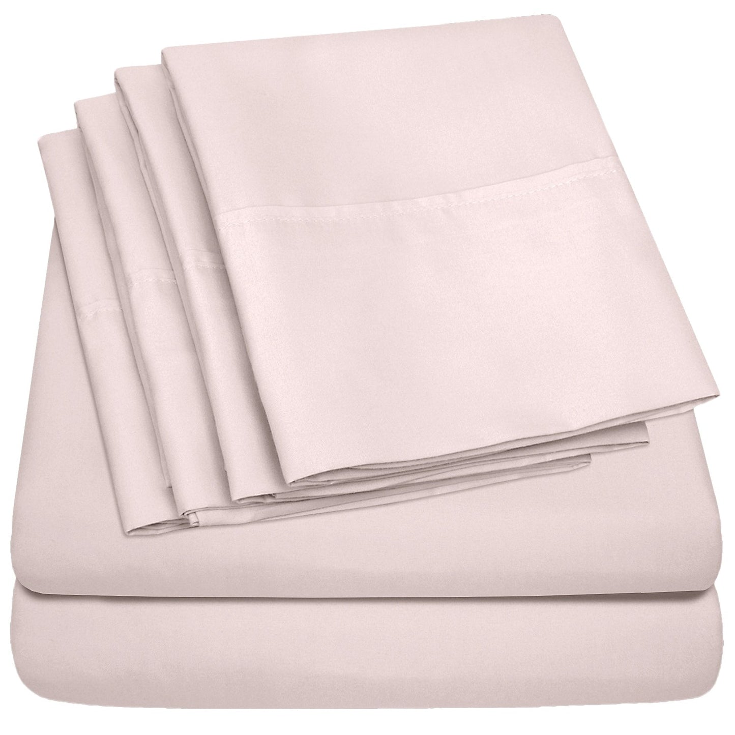 Set di lenzuola extra profonde da 24 tasche, 6 pezzi, serie 1500
