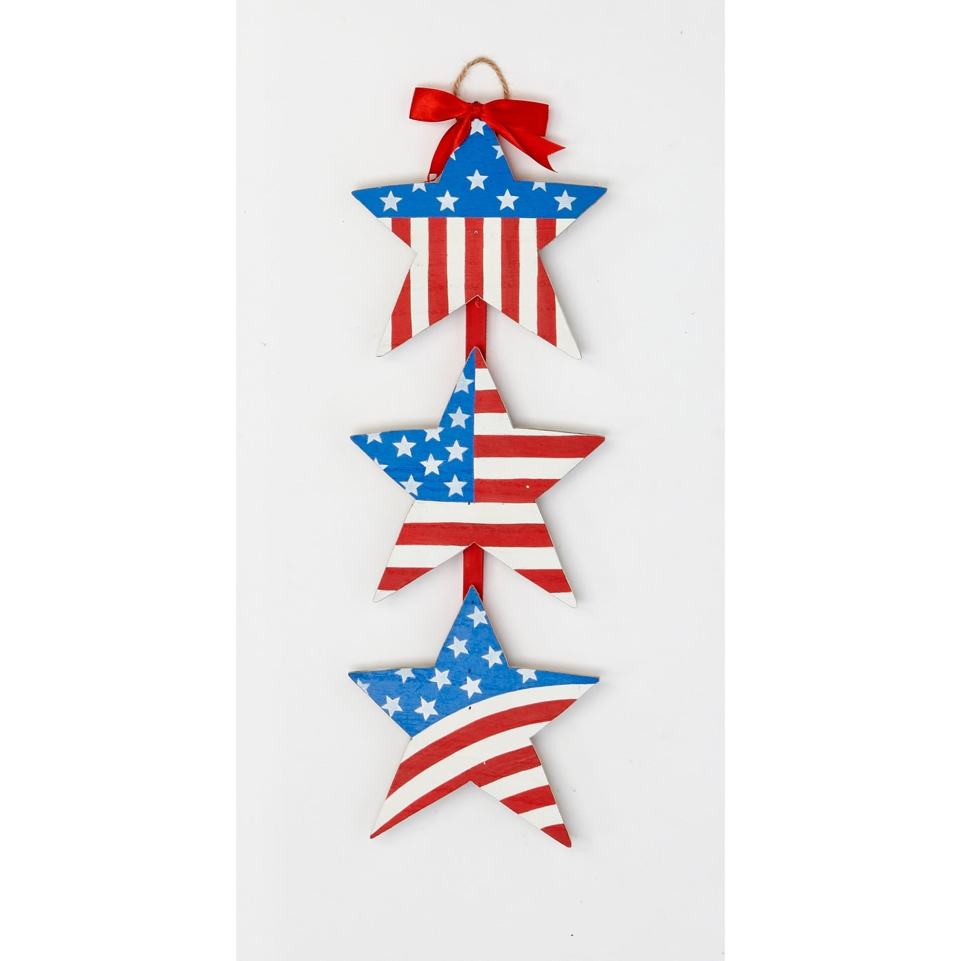 19 Stelle da appendere in legno americano - 19