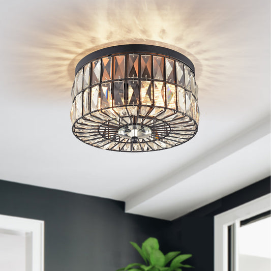 Lampada da soffitto a filo con cristallo a incandescenza a 2 luci C Cattleya