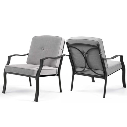 Set di mobili da giardino 2/4 pezzi, divano da conversazione per esterni, tavolo