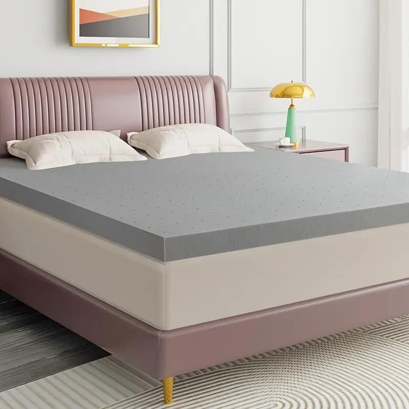 Materasso King Size Extra Firm in schiuma da 2 pollici con supporto lombare ad alta densità CertiPUR