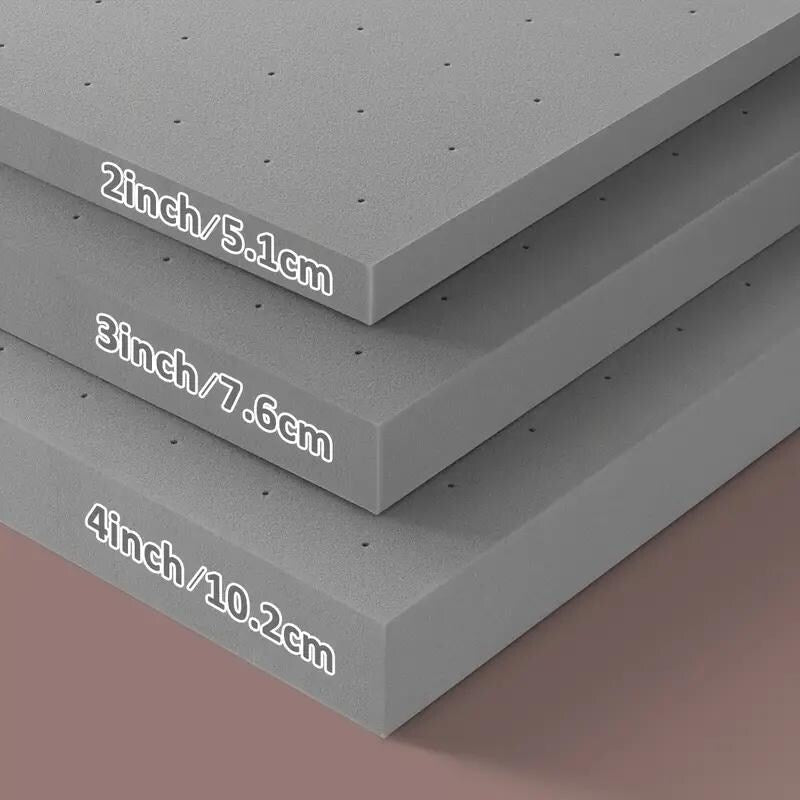 Materasso King Size Extra Firm in schiuma da 2 pollici con supporto lombare ad alta densità CertiPUR