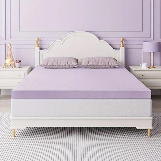 Materasso in memory foam King Firm da 2 pollici, ventilato, rinfrescante, infuso ad alta densità
