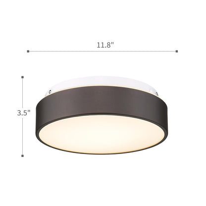 Plafoniera a filo a 2 luci con paralume in vetro smerigliato - 12,0 pollici LX 12,0 pollici WX 3,5 pollici H