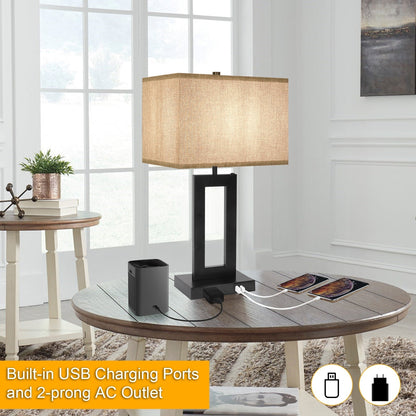 Set di 22 lampade da tavolo USB grigie con controllo touch