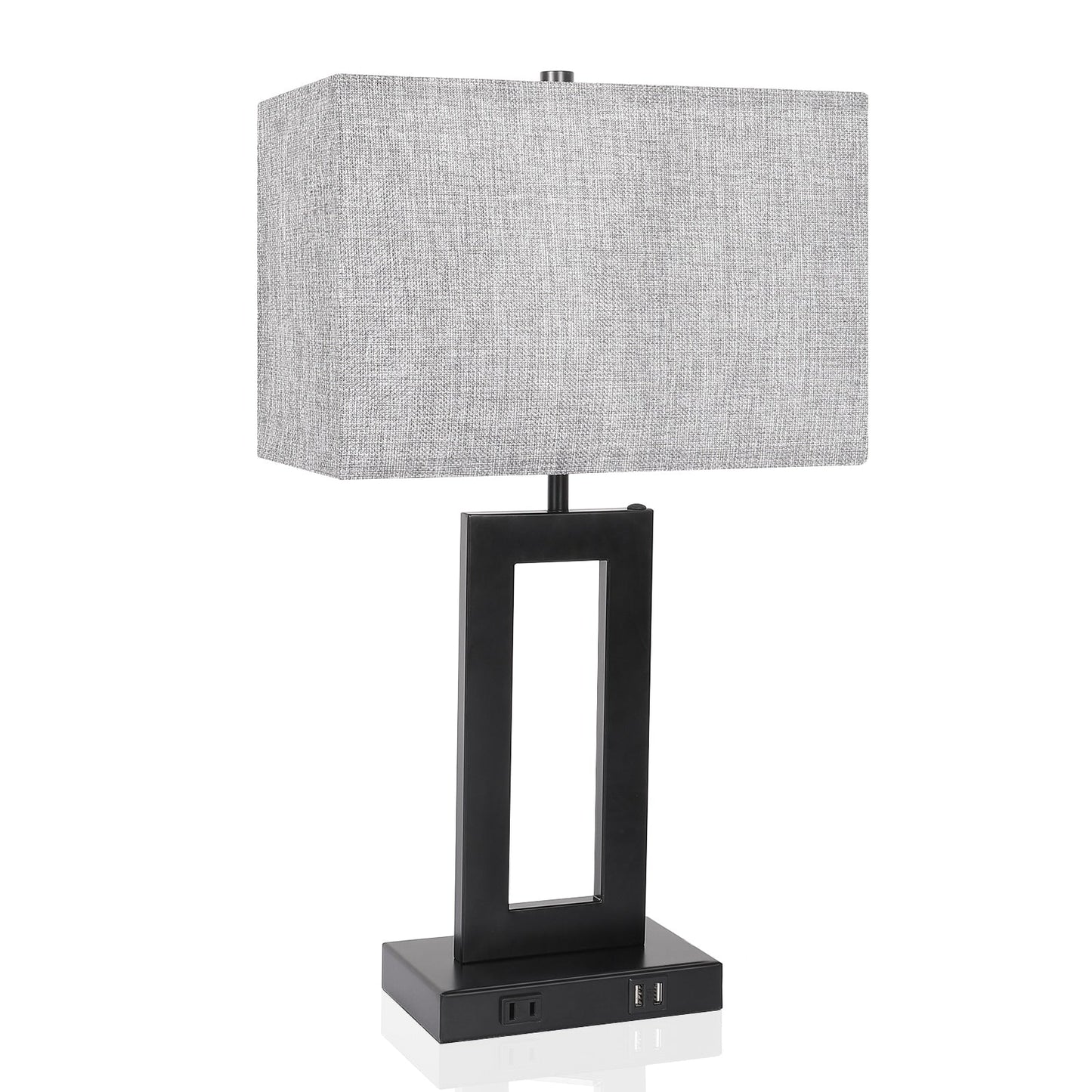 Set di 22 lampade da tavolo USB grigie con controllo touch