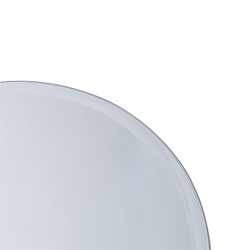 Specchio da bagno rotondo senza cornice da 22 pollici - Vetro specchiato - 22 pollici