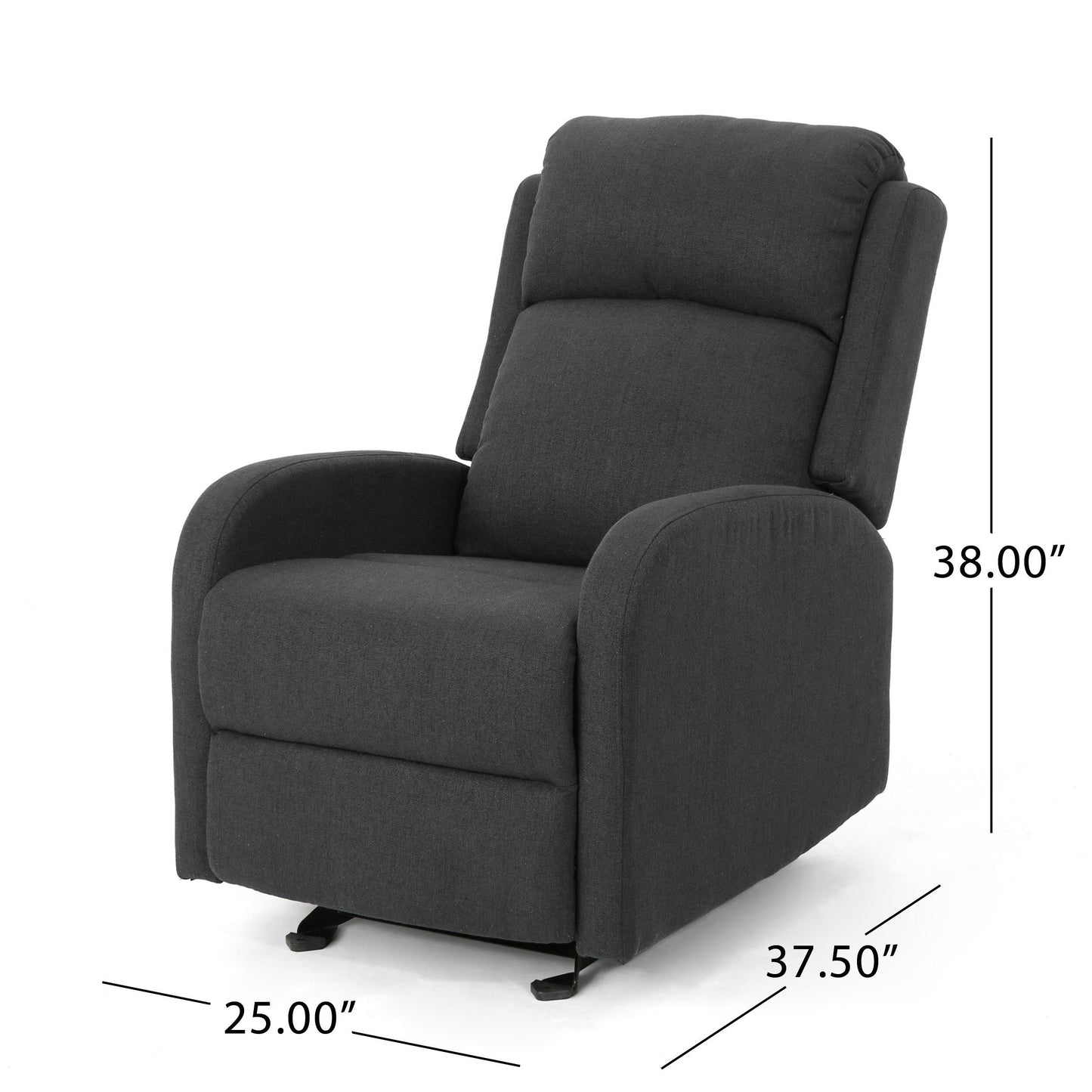 Poltrona reclinabile standard con braccioli manuali larghi 25
