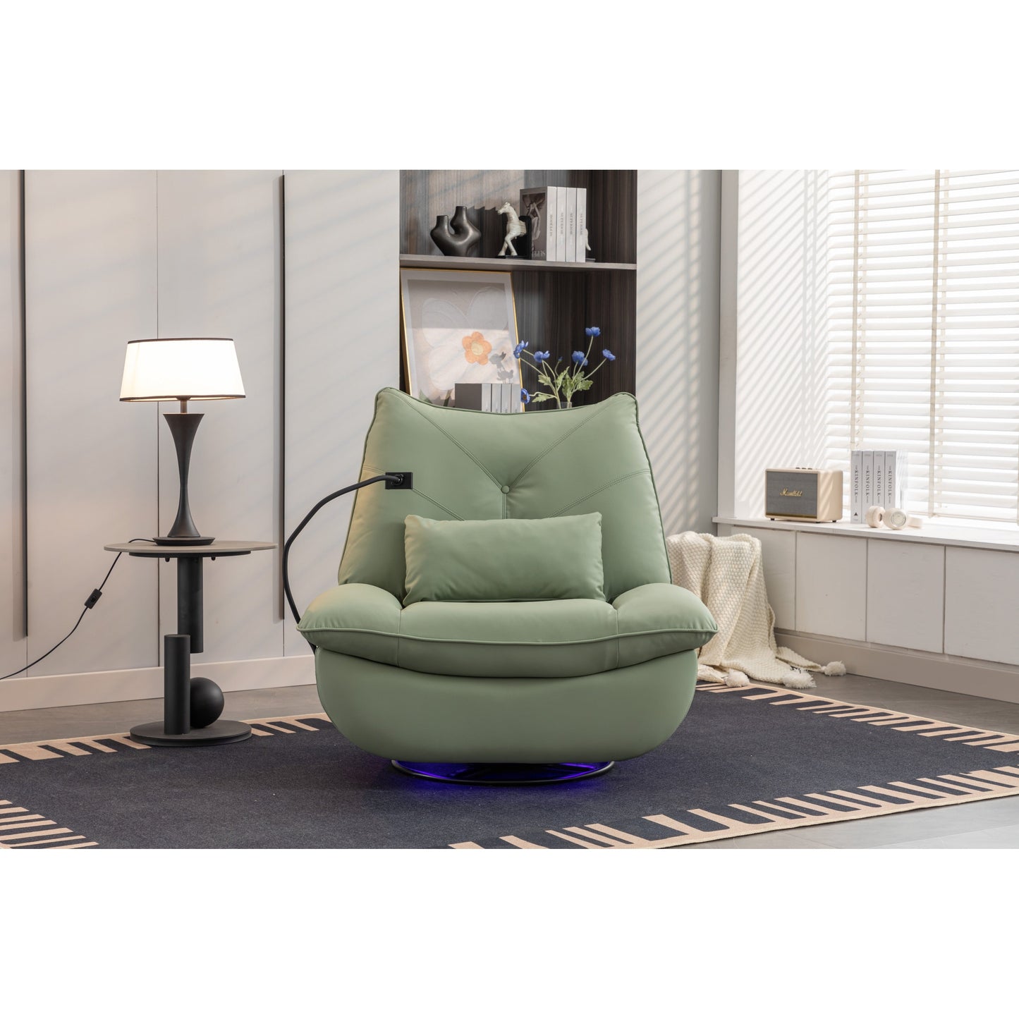 Poltrona reclinabile girevole 270